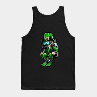 Irish American Scuba Diver - St Patricks Funny Scuba Diving Tank Top